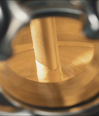 Levain liquide brassé dans une cuve